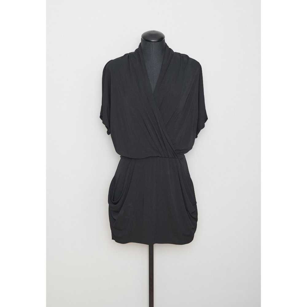 RACHEL Rachel Roy XS Black  Casual Wrapped Dress